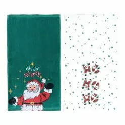 St. Nicholas Square® Oh So Merry Santa Kitchen Towel 2-pk. -St. Nicholas Square Sales unnamed file 1050