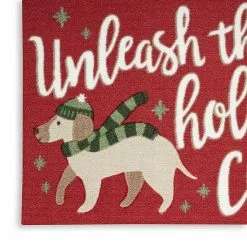 St. Nicholas Square® Dog Unleash Holiday Cheer 19.5'' X 30'' Accent Rug -St. Nicholas Square Sales unnamed file 1099