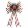 St. Nicholas Square® LED Fa La La Bow Christmas Ornament