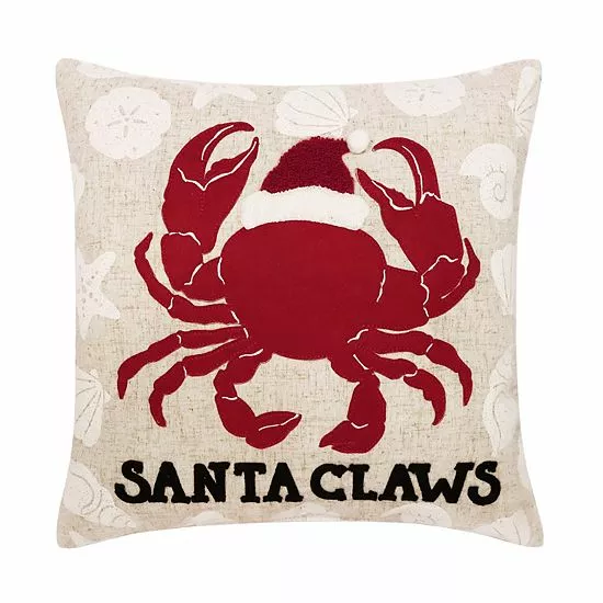 St. Nicholas Square® Santa Claws Throw Pillow 1 St. Nicholas Square® Santa Claws Throw Pillow