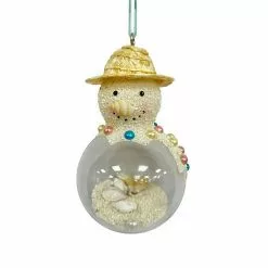 St. Nicholas Square® Glass Snowman Christmas Ornament