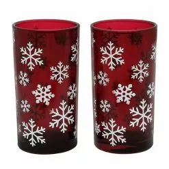 St. Nicholas Square® Yuletide Snowflake 2-pc. Highball Glass Set -St. Nicholas Square Sales unnamed file 1233
