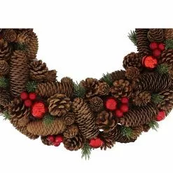 St. Nicholas Square® Pinecone Artificial Pine Wreath -St. Nicholas Square Sales unnamed file 1344