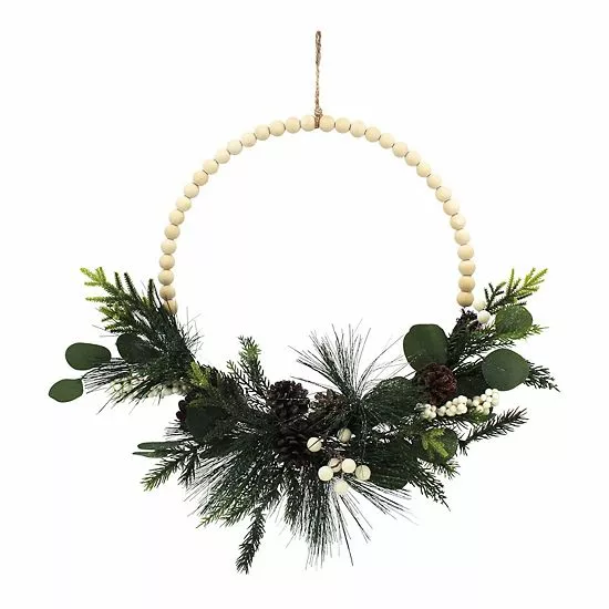 St. Nicholas Square® Beaded Artificial Berry Wreath 1 St. Nicholas Square® Beaded Artificial Berry Wreath