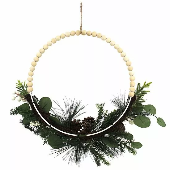 St. Nicholas Square® Beaded Artificial Berry Wreath 2 St. Nicholas Square® Beaded Artificial Berry Wreath - Image 2