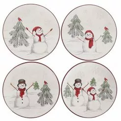 St. Nicholas Square® Yuletide 4-pc. Appetizer Plate Set