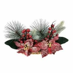 St. Nicholas Square® Artificial Poinsettia Mason Jar Table Decor -St. Nicholas Square Sales unnamed file 1438