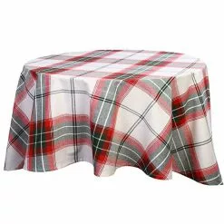 St. Nicholas Square® White Farmhouse Plaid Tablecloth -St. Nicholas Square Sales unnamed file 145