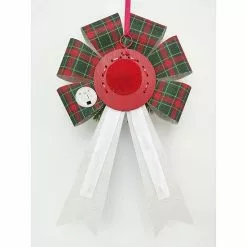 St. Nicholas Square® LED Joy Bow Christmas Ornament -St. Nicholas Square Sales unnamed file 1491