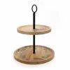 St. Nicholas Square® Humble Estate Tiered Wood Server