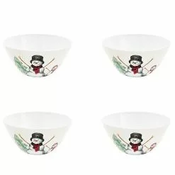 St. Nicholas Square® Yuletide 4-pc. Melamine Cereal Bowl Set