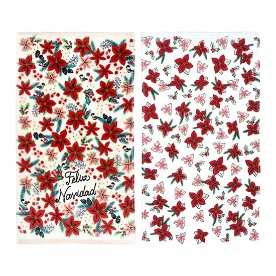 St. Nicholas Square® Feliz Navidad Kitchen Towel 2-pk. 3 St. Nicholas Square® Feliz Navidad Kitchen Towel 2-pk. - Image 3