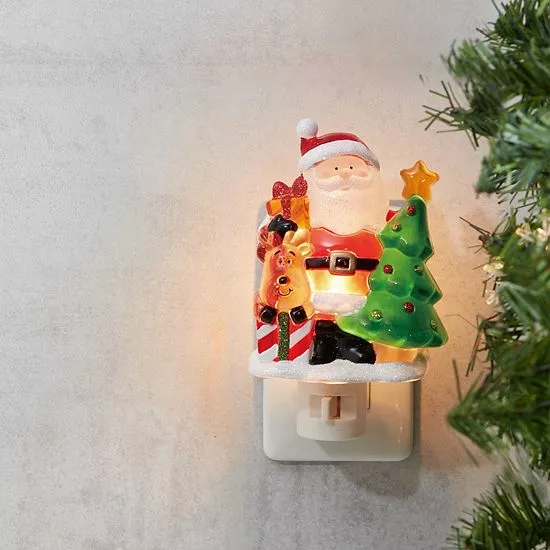 St. Nicholas Square® Santa Reindeer Night Light 2 St. Nicholas Square® Santa Reindeer Night Light - Image 2