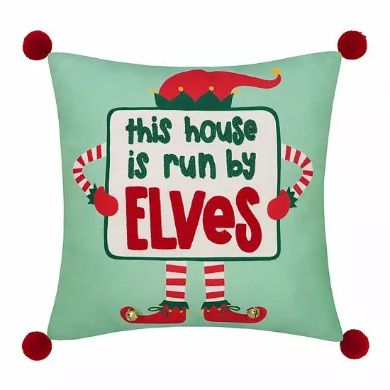 St. Nicholas Square® Elves Throw Pillow 1 St. Nicholas Square® Elves Throw Pillow