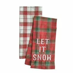 St. Nicholas Square® Let It Snow Tea Towel 2-pk.