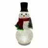 St. Nicholas Square® LED Shimmer Snowman Spinning Water Table Decor