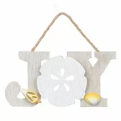 St. Nicholas Square® Sea Shell "JOY" Christmas Ornament