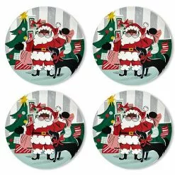 St. Nicholas Square® Merry Merry 4-pc. Dinner Plate Set