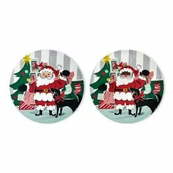 St. Nicholas Square® Merry Merry 4-pc. Dinner Plate Set -St. Nicholas Square Sales unnamed file 1671