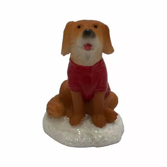 St. Nicholas Square® Village Dog With Sweater 1 St. Nicholas Square® Village Dog With Sweater