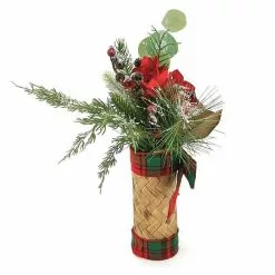 St. Nicholas Square® Artificial Snow Red Floral Stack Table Decor -St. Nicholas Square Sales unnamed file 1682