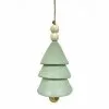 St. Nicholas Square® Porcelain With Wooded Tree Bell Christmas Ornament