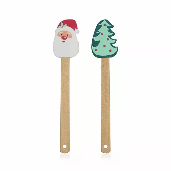 St. Nicholas Square® 2-pc. Silicone Spatula Set 1 St. Nicholas Square® 2-pc. Silicone Spatula Set