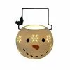 St. Nicholas Square® Ceramic LED Snowman Lantern