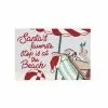 St. Nicholas Square® Santa Beach Holiday 19.5'' X 30'' Accent Rug