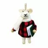 St. Nicholas Square® Reading Mouse Christmas Ornament