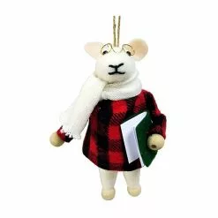 St. Nicholas Square® Reading Mouse Christmas Ornament