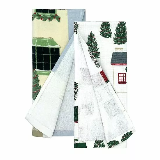 St. Nicholas Square® Front Door Kitchen Towel 2-pk. 2 St. Nicholas Square® Front Door Kitchen Towel 2-pk. - Image 2