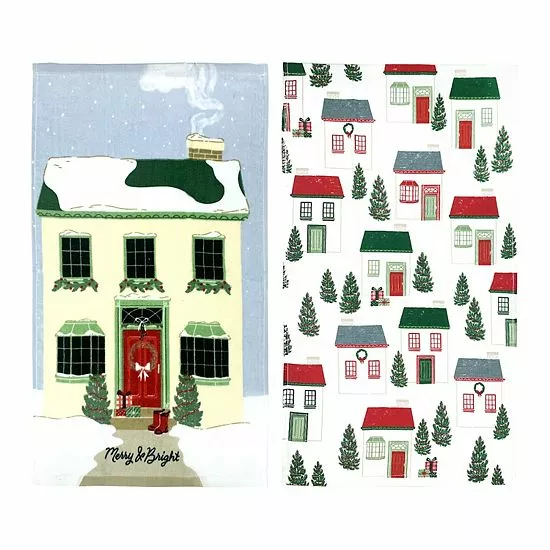 St. Nicholas Square® Front Door Kitchen Towel 2-pk. 3 St. Nicholas Square® Front Door Kitchen Towel 2-pk. - Image 3
