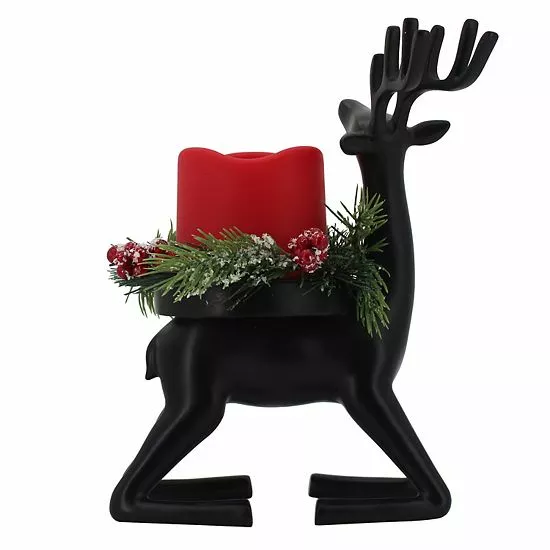St. Nicholas Square® Kneeling Deer LED Candle Holder 3 St. Nicholas Square® Kneeling Deer LED Candle Holder - Image 3
