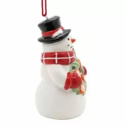 St. Nicholas Square® Ceramic Snowman Ornament -St. Nicholas Square Sales unnamed file 1977