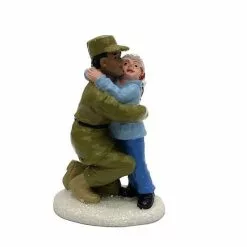 St. Nicholas Square® Village Child Hugging Hero