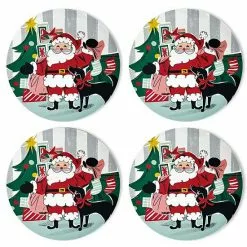 St. Nicholas Square® Merry Merry 4-pc. Dinner Plate Set