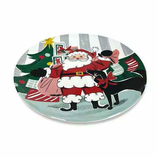 St. Nicholas Square® Merry Merry 4-pc. Dinner Plate Set 2 St. Nicholas Square® Merry Merry 4-pc. Dinner Plate Set - Image 2