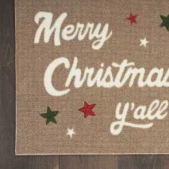 St. Nicholas Square® Merry Christmas Y'all Holiday 19.5'' X 30'' Accent Rug -St. Nicholas Square Sales unnamed file 2017