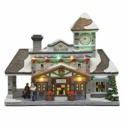 St. Nicholas Square® Village Train Station House