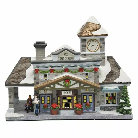 St. Nicholas Square® Village Train Station House 2 St. Nicholas Square® Village Train Station House - Image 2