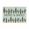 St. Nicholas Square® Cactus Merry & Bright Holiday 19.5'' X 30'' Accent Rug