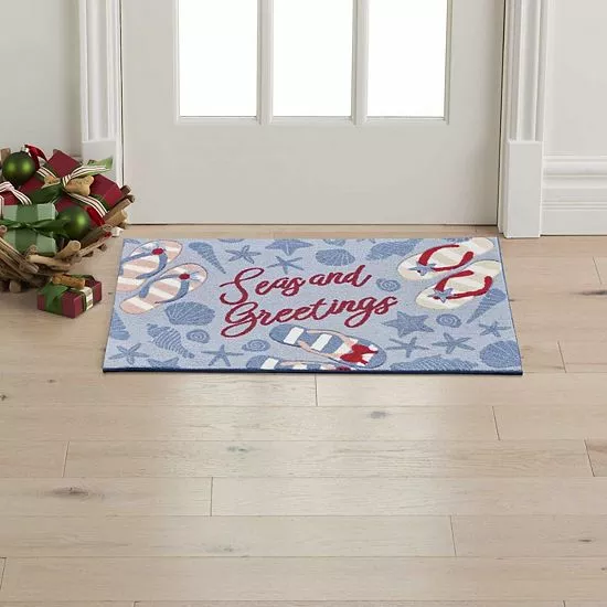 St. Nicholas Square® Seas & Greetings Holiday 19.5'' X 30'' Accent Rug 2 St. Nicholas Square® Seas & Greetings Holiday 19.5'' X 30'' Accent Rug - Image 2
