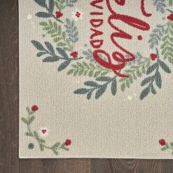 St. Nicholas Square® Feliz Navidad Holiday 19.5'' X 30'' Accent Rug -St. Nicholas Square Sales unnamed file 2077