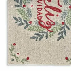 St. Nicholas Square® Feliz Navidad Holiday 19.5'' X 30'' Accent Rug -St. Nicholas Square Sales unnamed file 2079