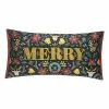 St. Nicholas Square® Merry Holiday Throw Pillow
