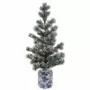 St. Nicholas Square® Artificial Flocked Tree Floor Decor