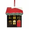 St. Nicholas Square® LED Black House Christmas Ornament
