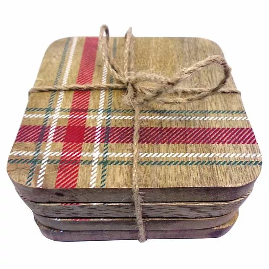 St. Nicholas Square® Humble Estate 4-pc. Coaster Set 1 St. Nicholas Square® Humble Estate 4-pc. Coaster Set