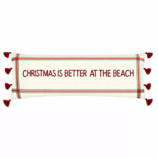 St. Nicholas Square® Better At The Beach Throw Pillow 1 St. Nicholas Square® Better At The Beach Throw Pillow